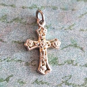 Cross pendant Sterling Silver 925 crucifix religious christian